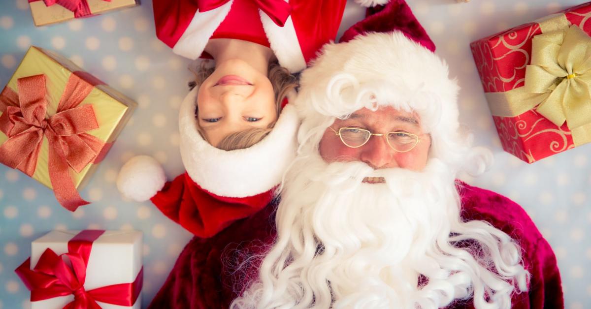 pere noel et enfant